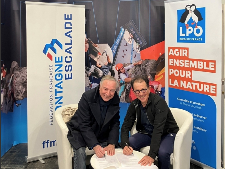 La FFME et la LPO s’unissent pour une pratique de l’escalade respectueuse de la biodiversité